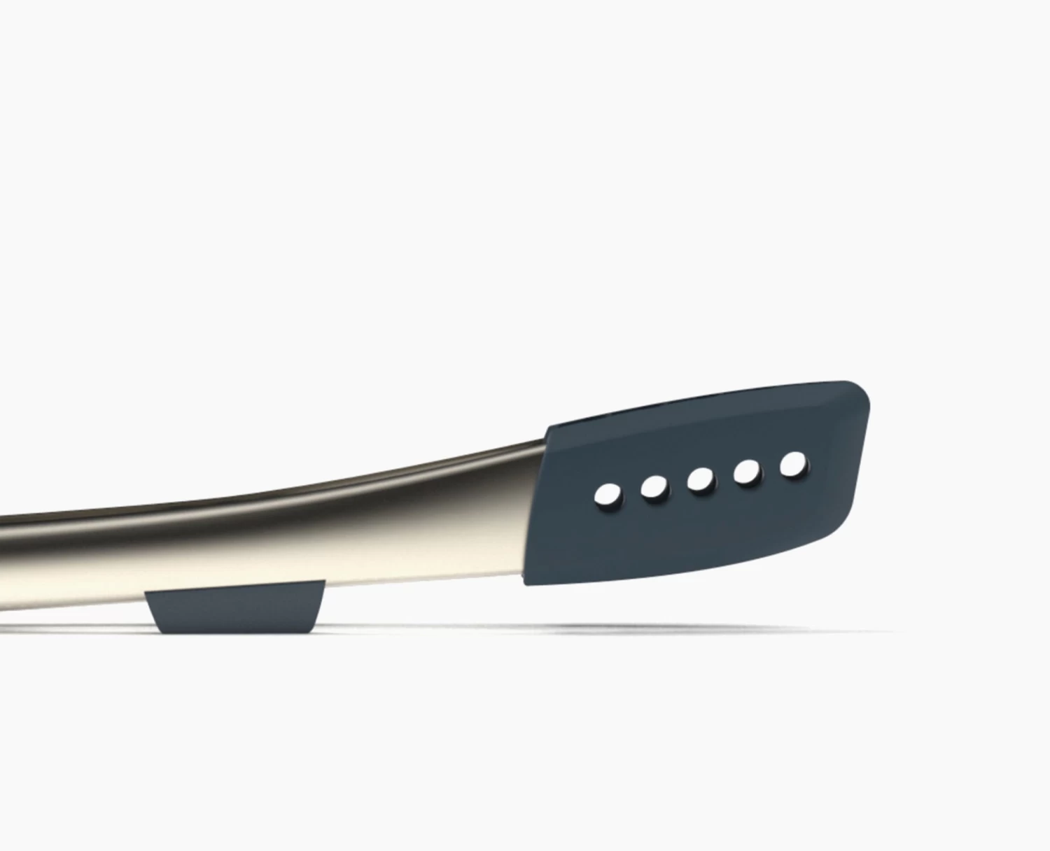 Elevate⢠Grey Silicone Steel Tongs