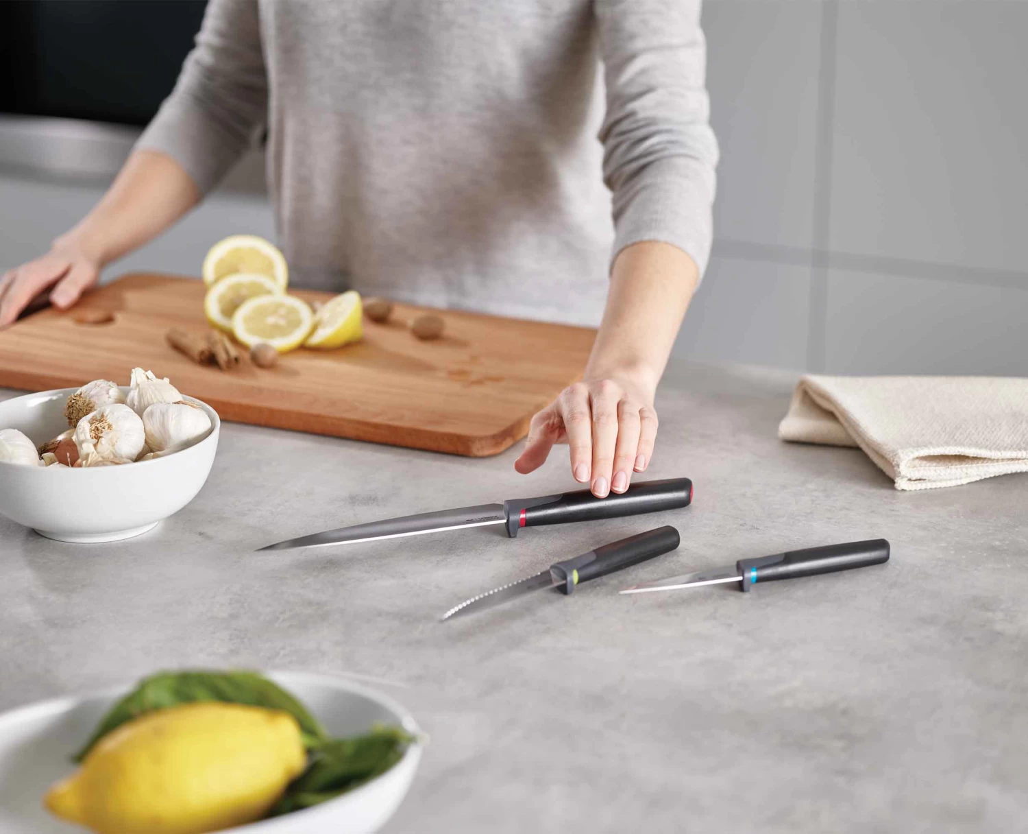 Elevate™ 3-piece Multicolour Kitchen Knife Set