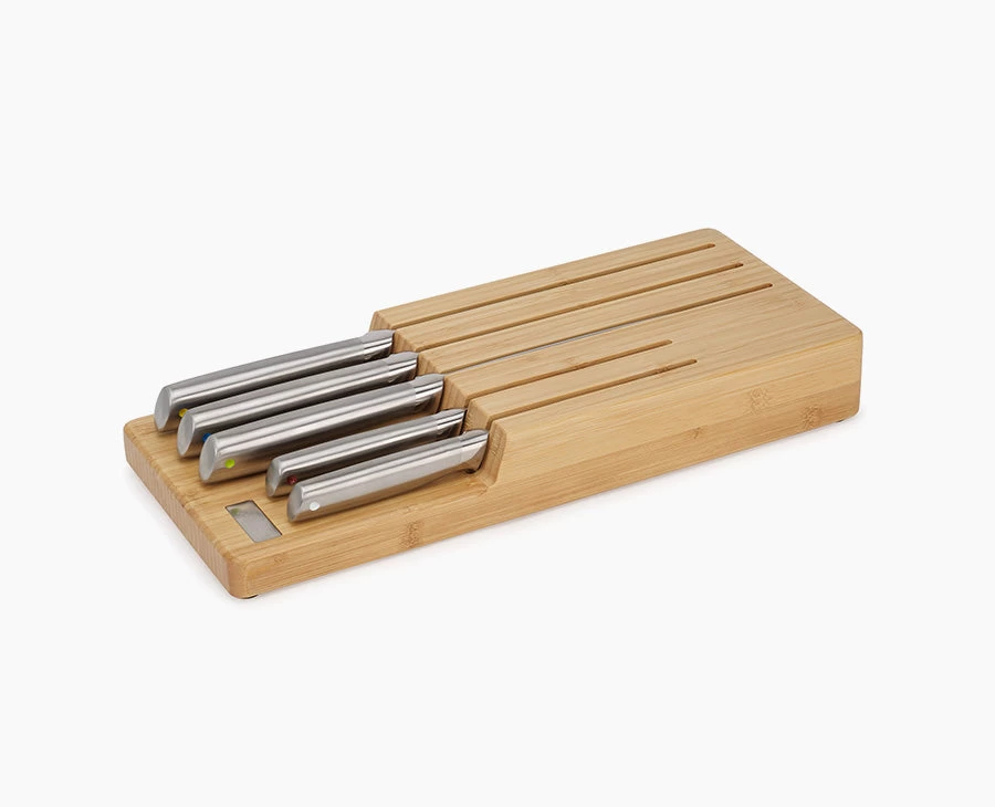 Elevate⢠Steel Knife Set with In-drawer Bamboo Storage Tray