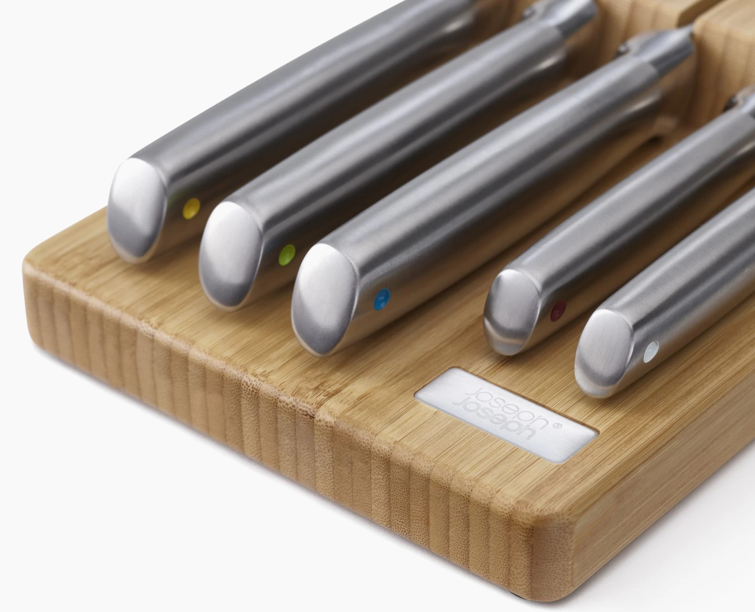 Elevate⢠Steel Knife Set with In-drawer Bamboo Storage Tray