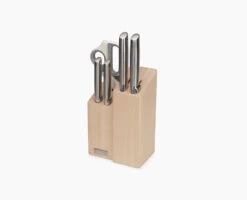 Joseph Joseph Elevate™ Fusion 5-piece Knife & Scissor Set With Beechwood Block