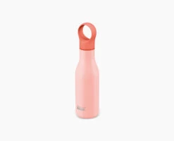 Joseph Joseph Loop™ 500ml Stainless-steel Coral Vacuum Insulated Water Bottle