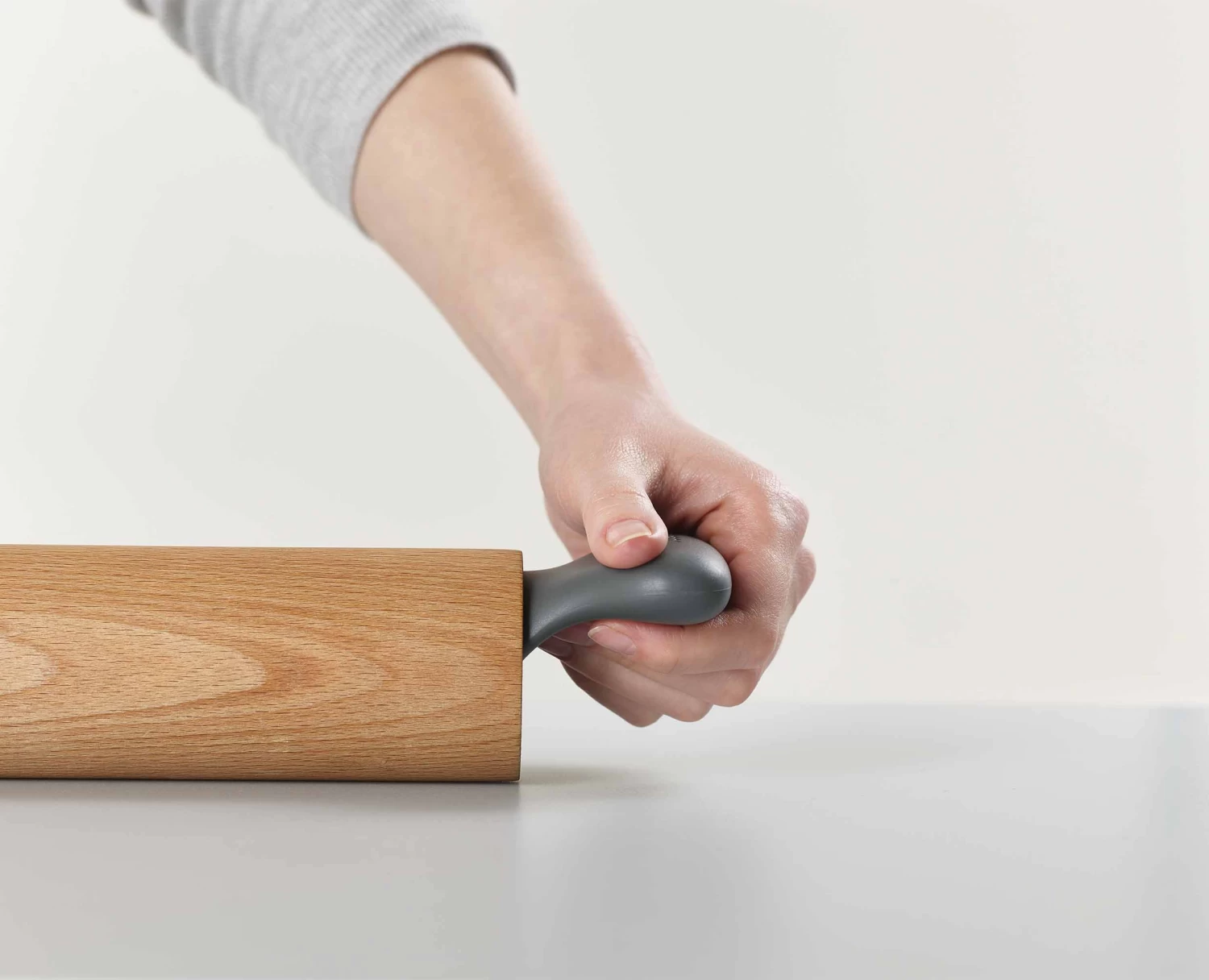 Grip-Pin™ Grey Ergonomic Rolling Pin