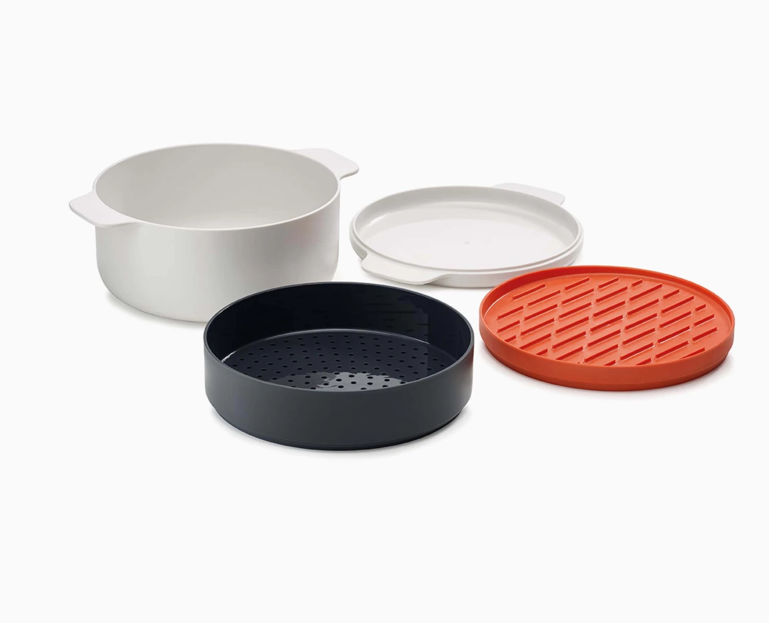 M-Cuisine⢠4-piece Orange Microwave Cooking Set