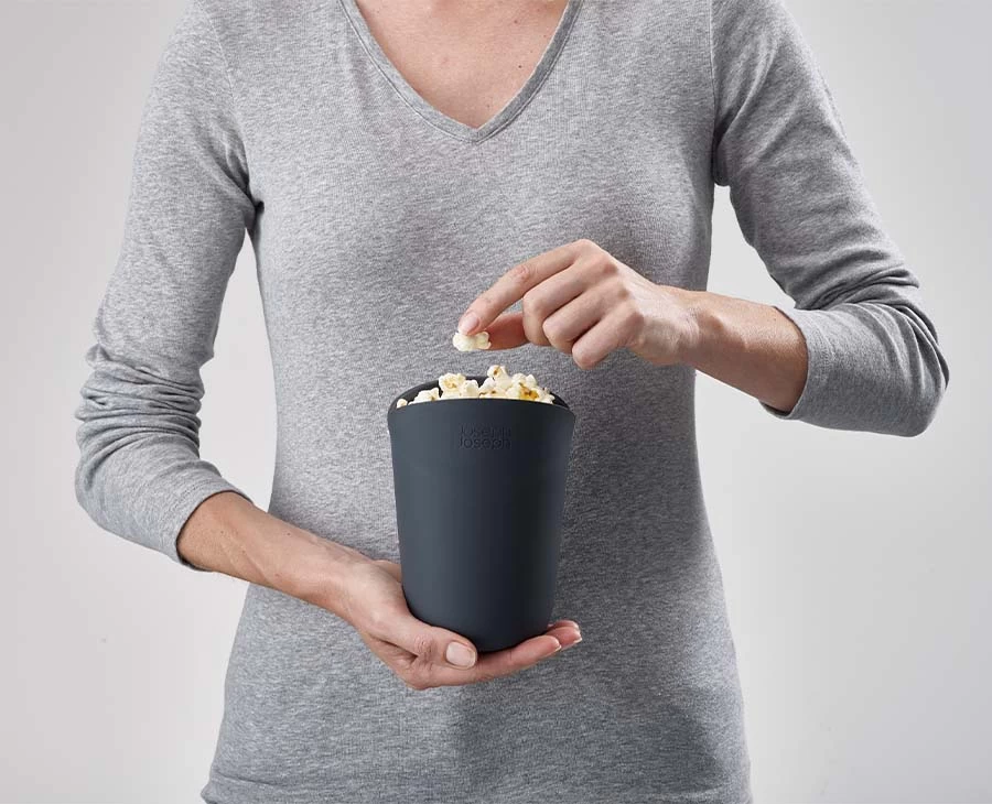 M-Cuisine™ 2-piece Orange Popcorn Maker Set