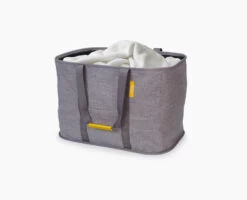 Joseph Joseph Hold-Allâ„¢ Max Grey Collapsible 55L Laundry Basket