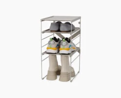 Joseph Joseph Level™ Adjustable Ecru Shoe Rack