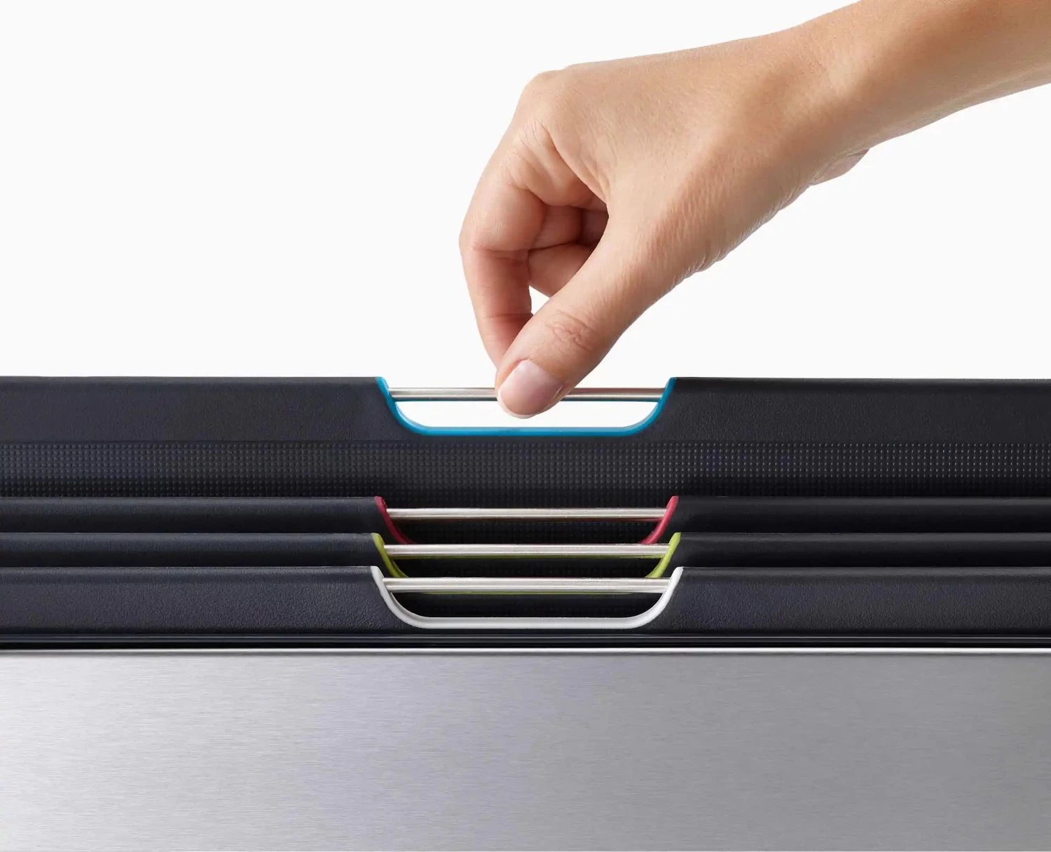 Folio™ Steel 4-piece Stainless-steel Chopping Board Set