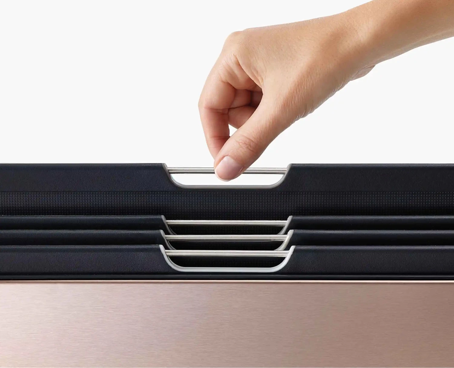 Folio™ Steel 4-piece Rose Gold Chopping Board Set