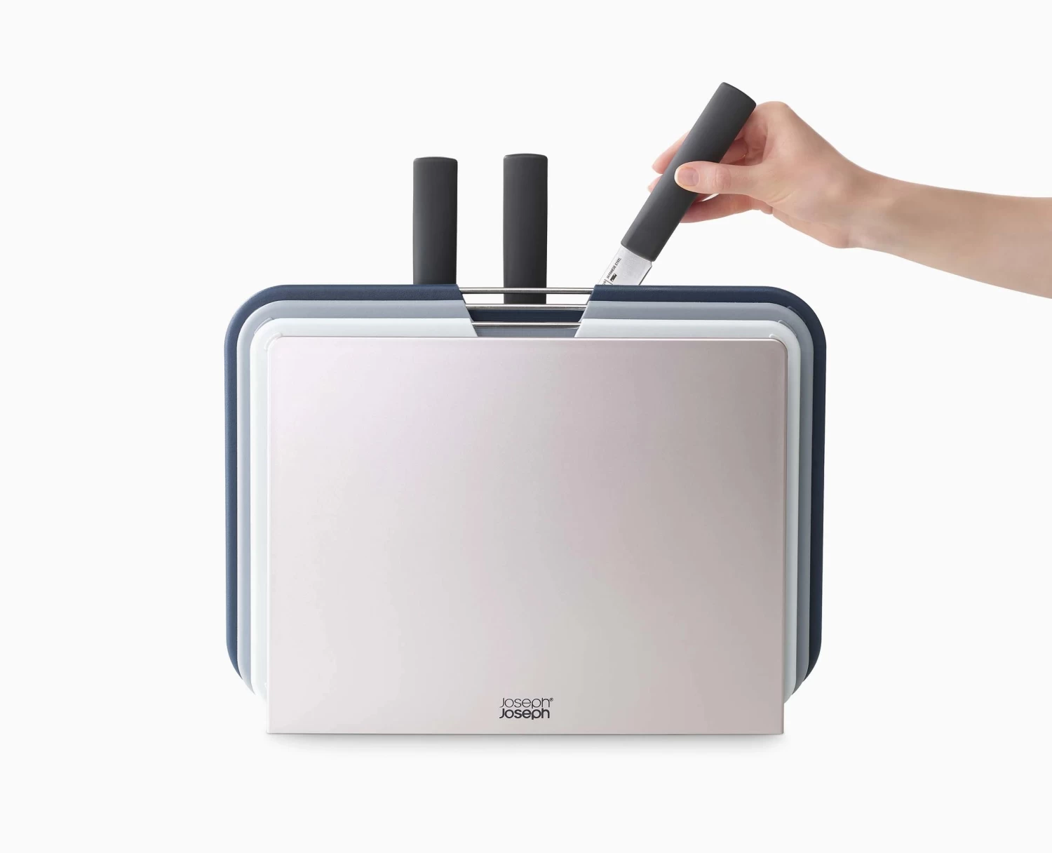 Nest™ Boards Plus 6-piece Grey Knife & Chopping Board Set