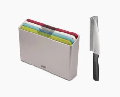 Joseph Joseph Folio™ Icon 4-piece Multicolour Chopping Board Set With Chef’s Knife