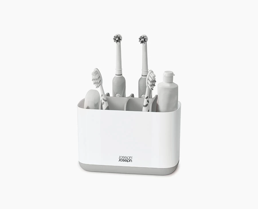 EasyStoreâ„¢ Large Light Grey Toothbrush Holder