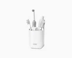Joseph Joseph EasyStore™ White Toothbrush Holder