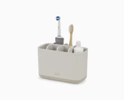 Joseph Joseph EasyStore™ Large Matt Ecru Toothbrush Holder