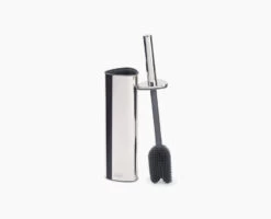 Joseph Joseph Flex™ 360 Luxe Toilet Brush With Stainless-steel Finish