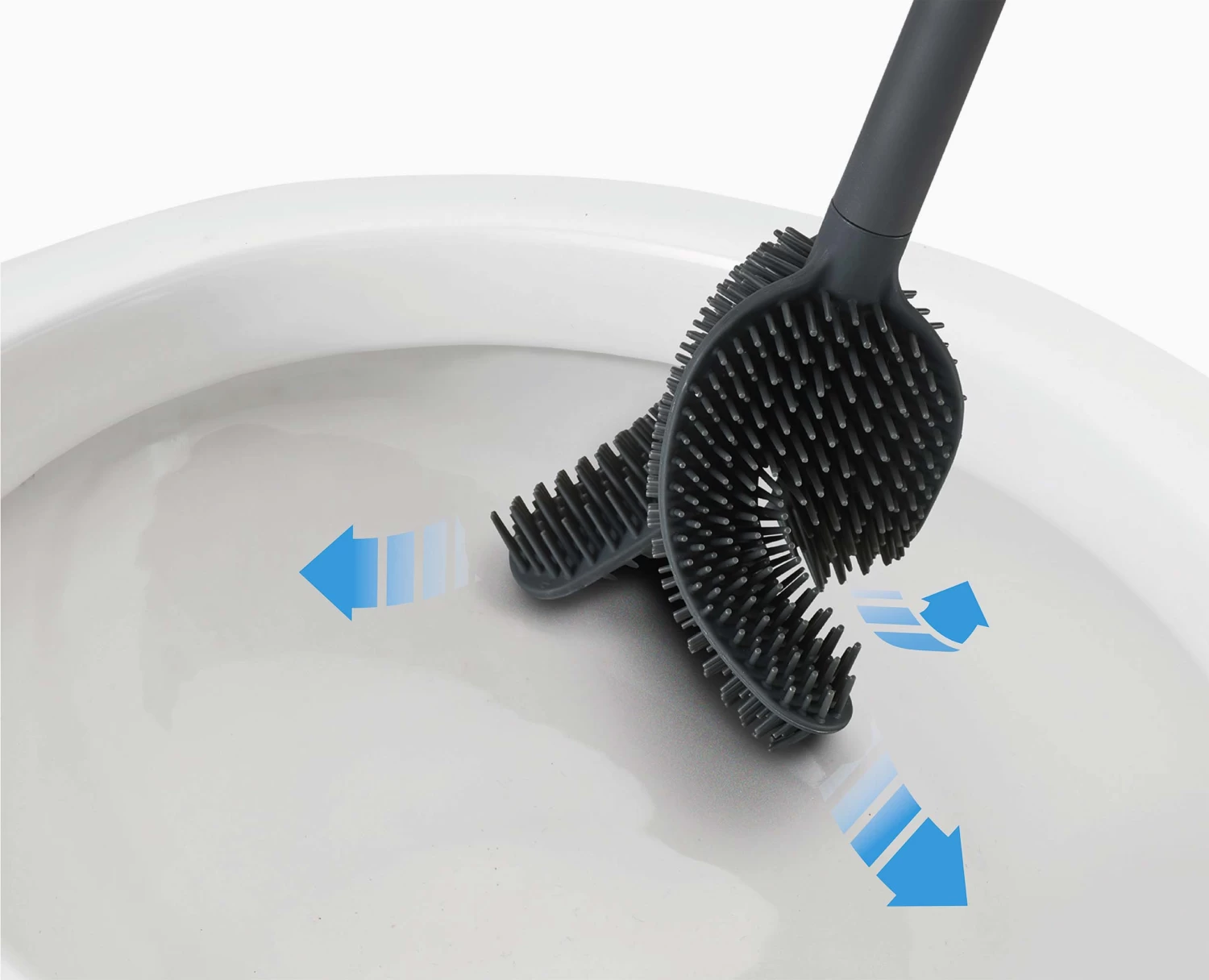 Flex™ 360 Luxe Toilet Brush with Stainless-steel Finish