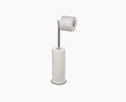 Joseph Joseph EasyStore™ Luxe 2-in-1 Stainless-steel Toilet Roll Stand