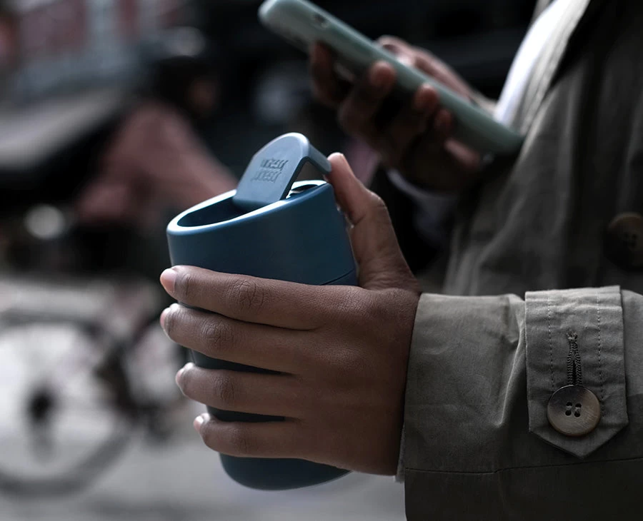 Sipp™ Blue Travel Mug with Hygienic Lid 340ml