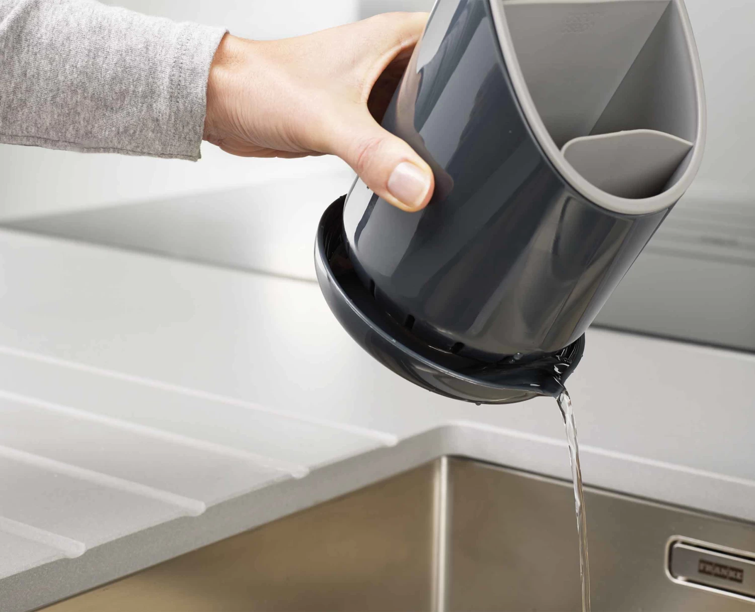 Dock⢠Grey Cutlery Drainer