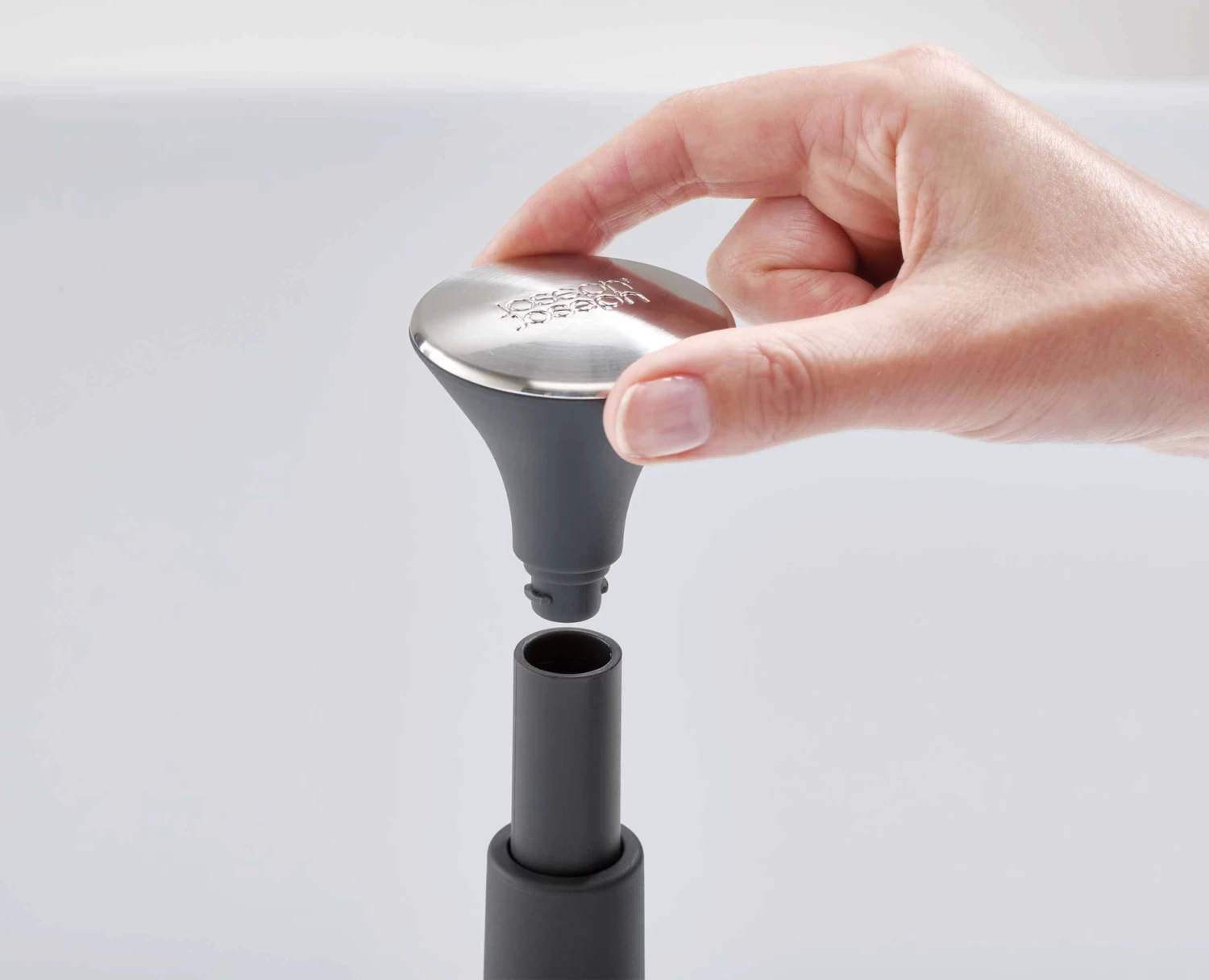 Push&Tear™ Grey Kitchen Roll Holder