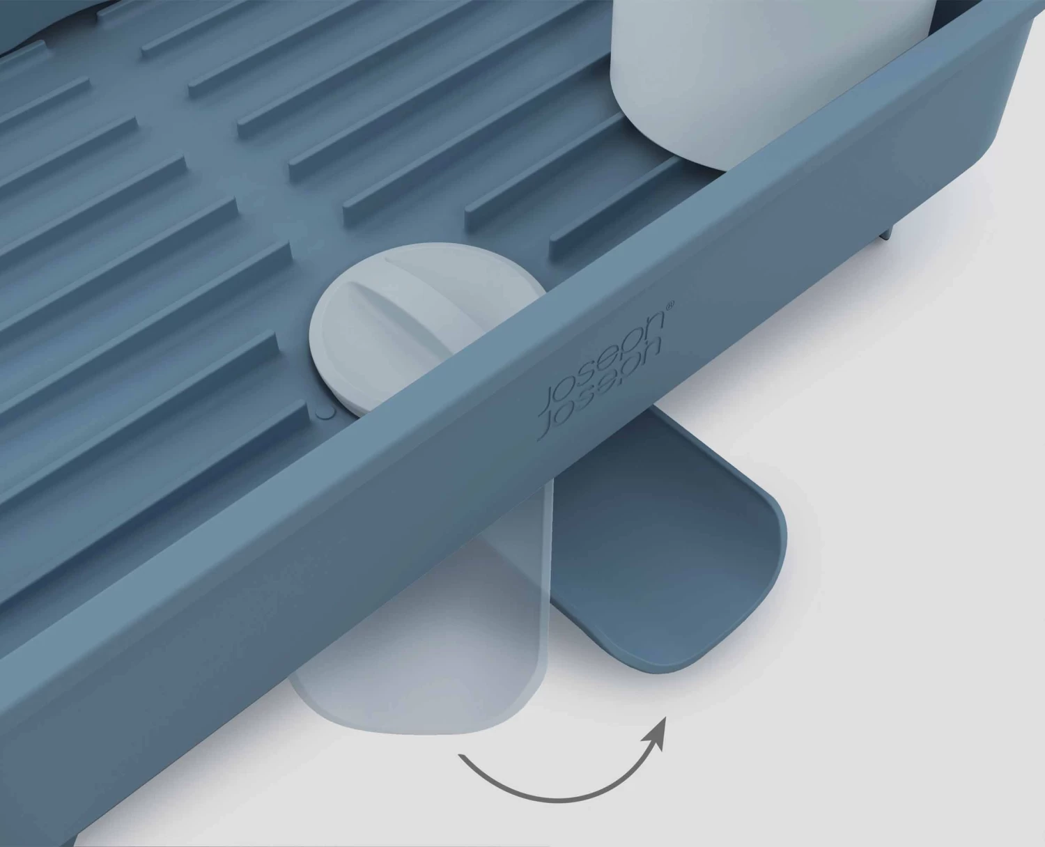 Extend™ Blue Expandable Dish Drainer - Editions