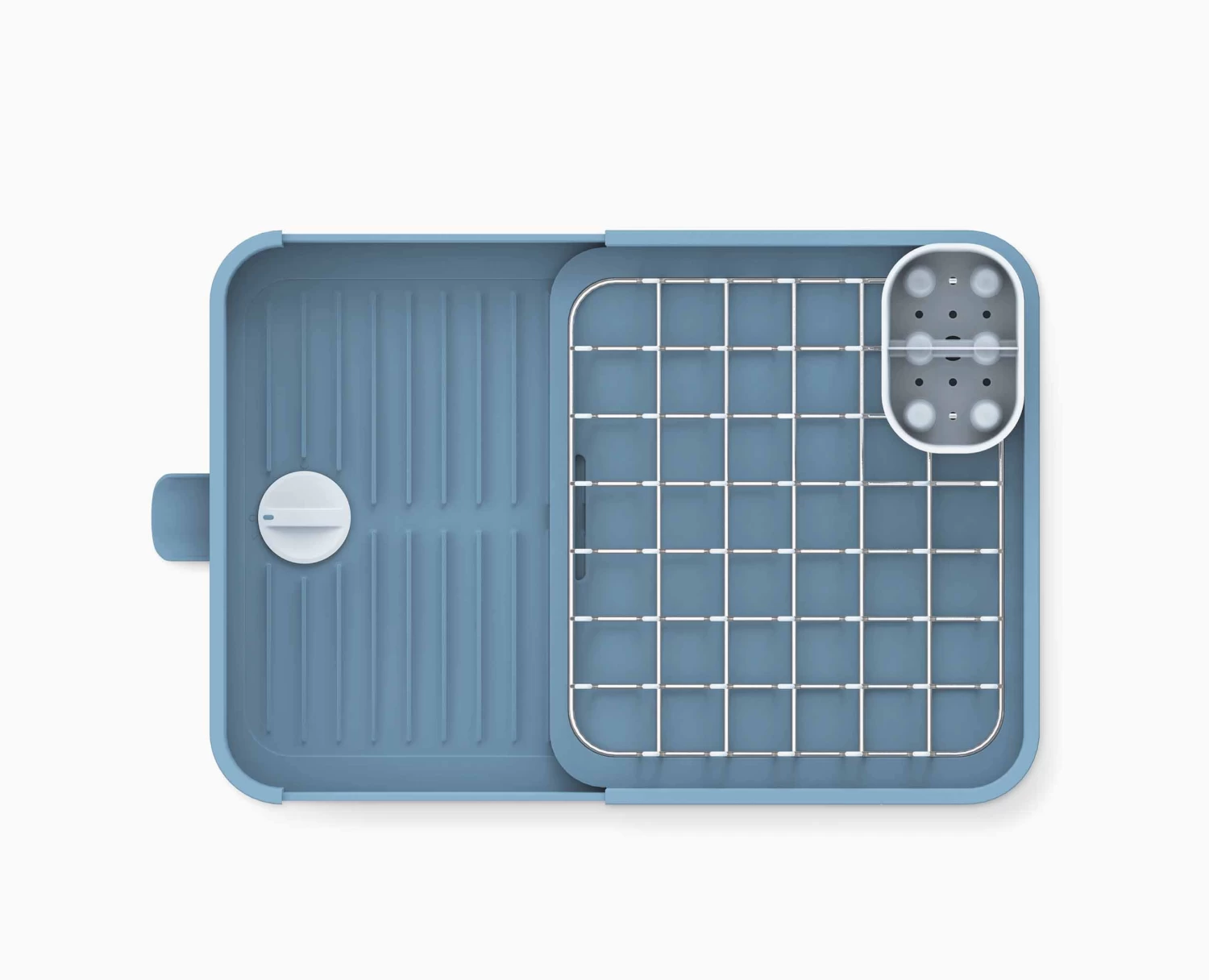 Extend™ Blue Expandable Dish Drainer - Editions
