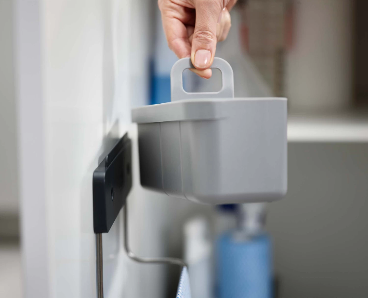 DoorStore™ In-cupboard Grey Sink Tidy