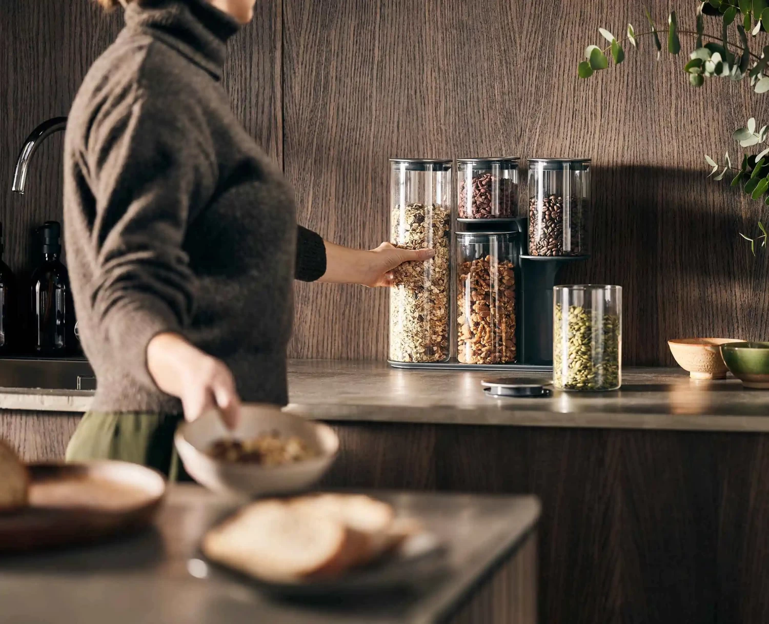 Podium™ Stainless-steel Storage Container Set