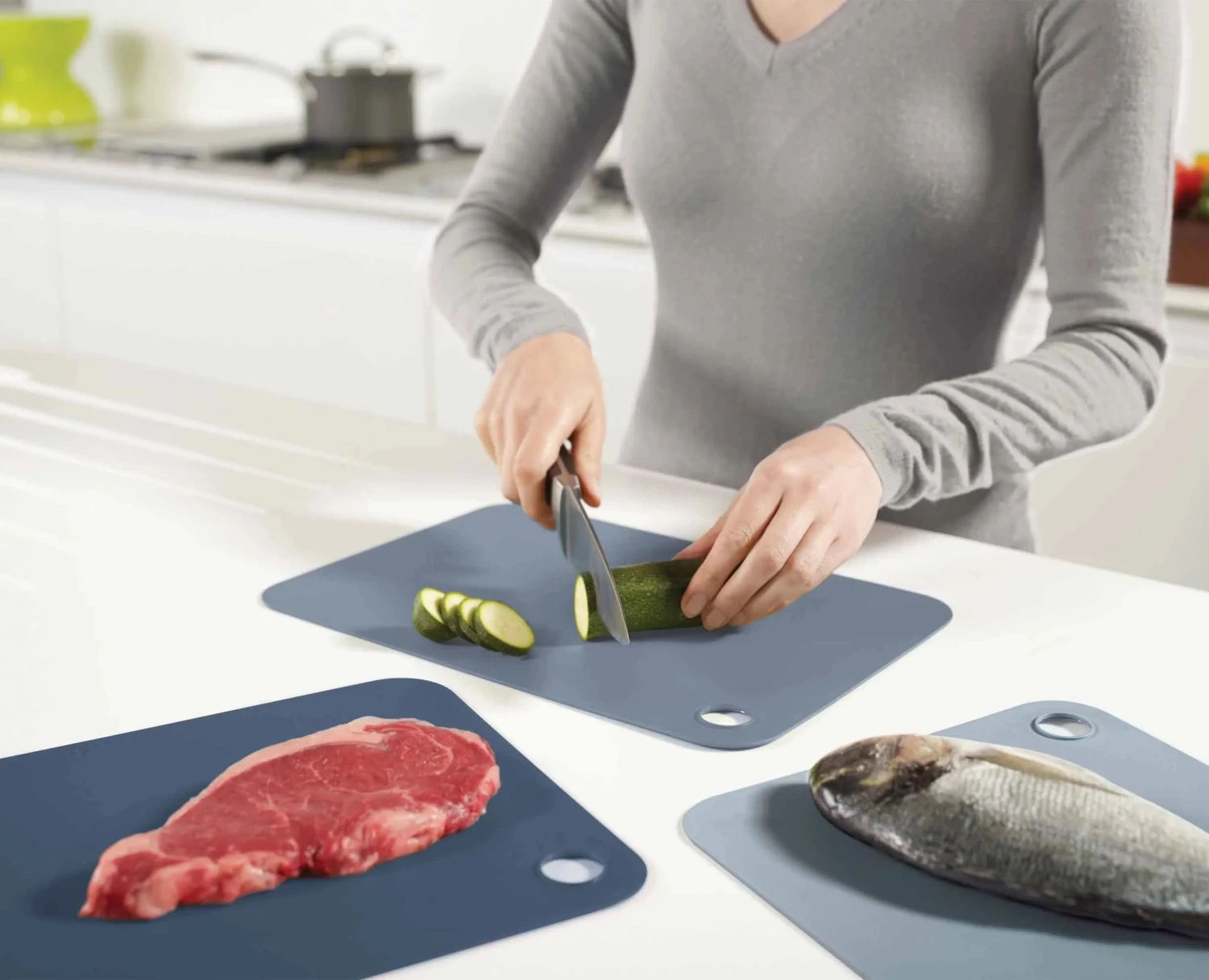 Pop™ 3-piece Blue Chopping Mat Set