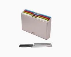 Joseph Joseph Folio™ 4-piece Multicolour Chopping Board Set With Chef's Knife