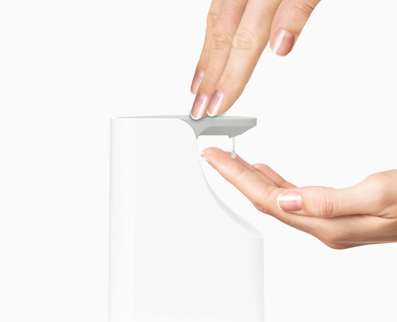 Slimâ„¢ Light Grey Soap Pump