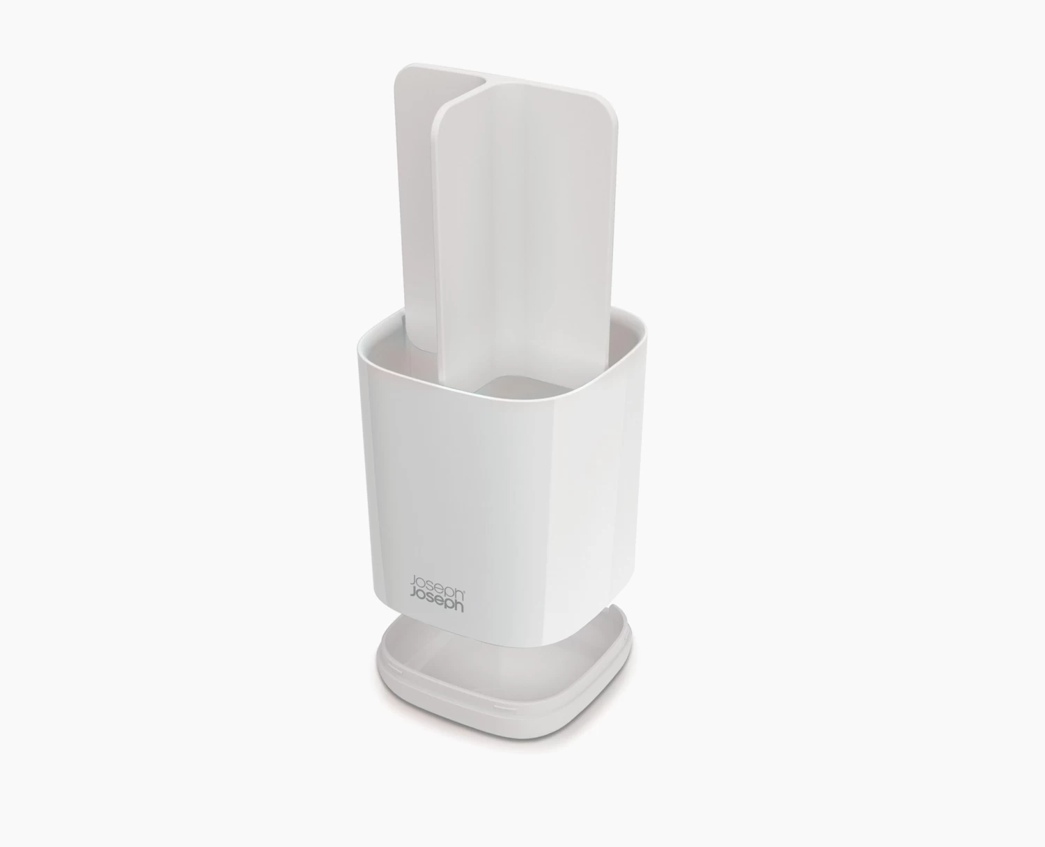 EasyStore™ White Toothbrush Holder