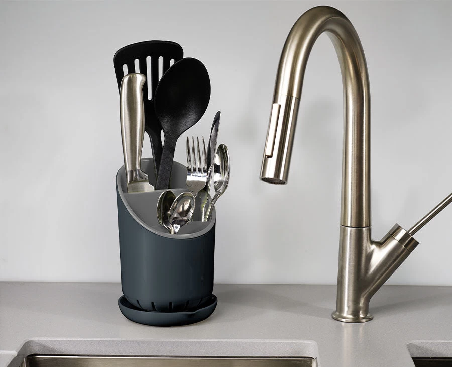 Dock⢠Grey Cutlery Drainer